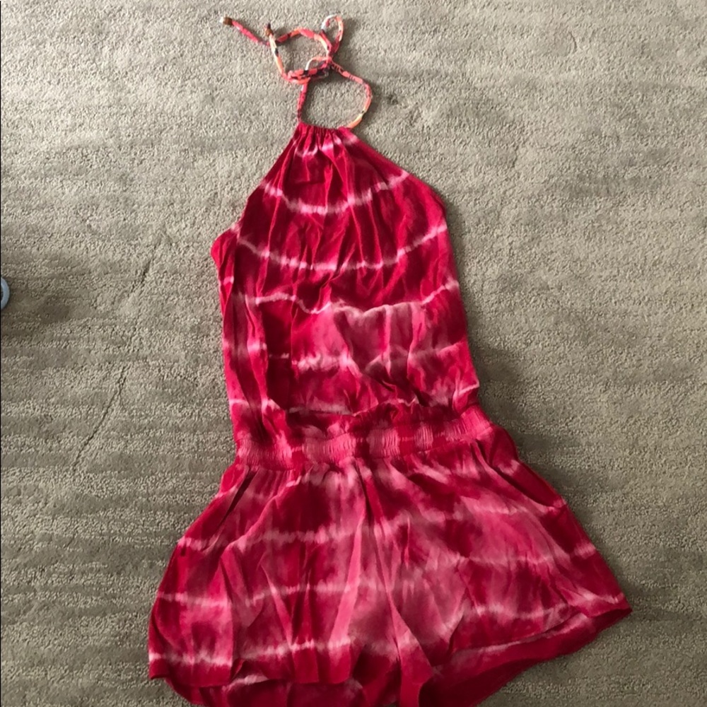 Maaji Halter Tie Dye Romper in Size S